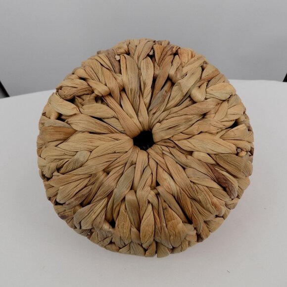 Ashland Heirloom Harvest Woven Rattan Pumpkin Tabletop Home Decoration Brown New - Picture 8 of 10